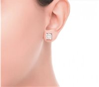 Orecchini Recarlo Maria Teresa in Oro bianco Diamante E30PX265/008 - E30PX265/008